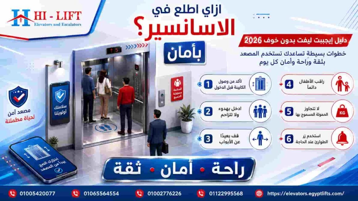 ازاي اطلع في الاسانسير؟ بأمان؟ دليل إيجيبت ليفت بدون خوف
