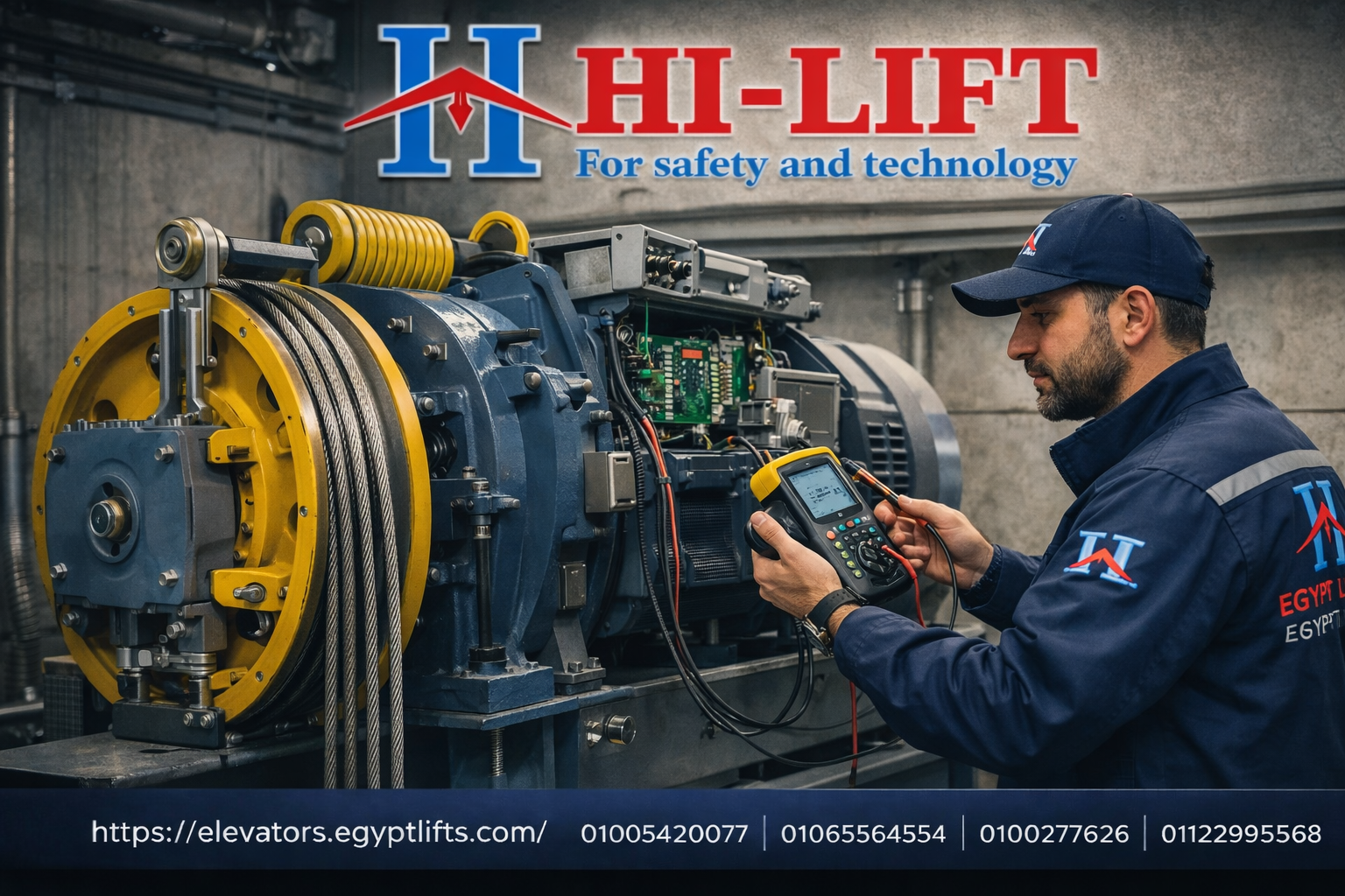  ماكينة مصاعد