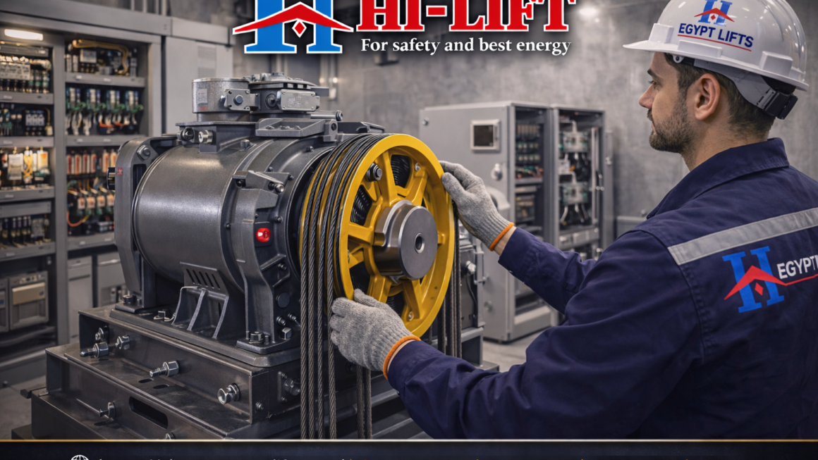  ماكينة مصعد