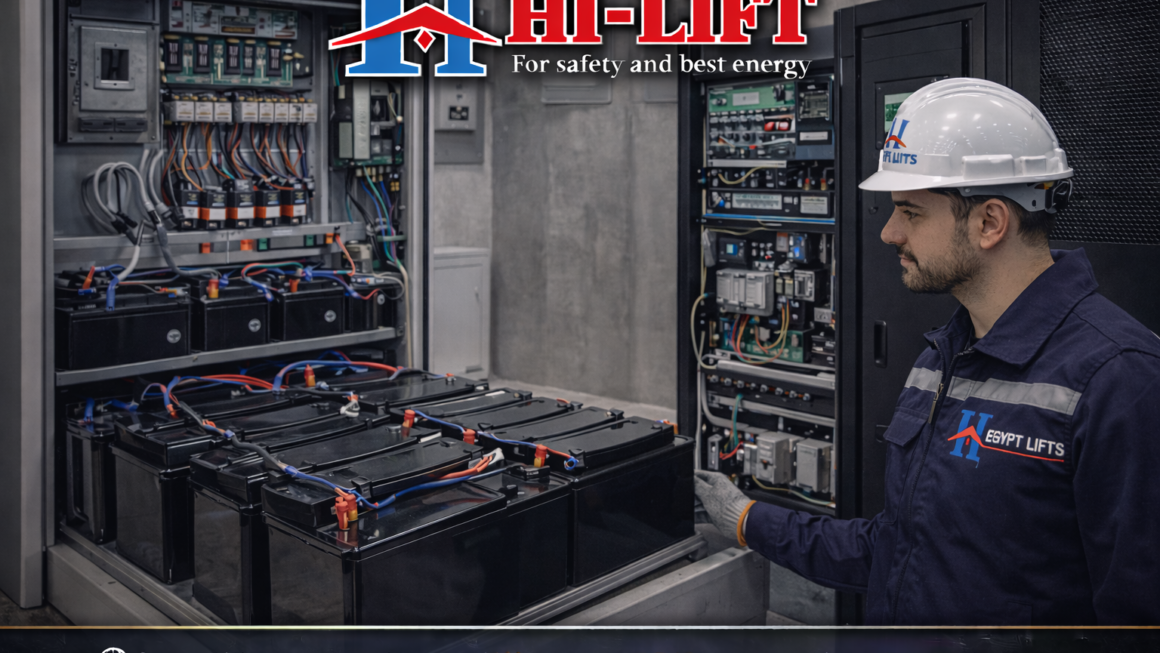 بطاريات المصاعد