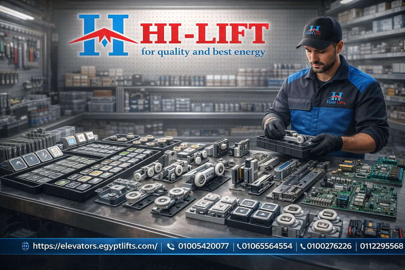 قطع غيار المصاعد