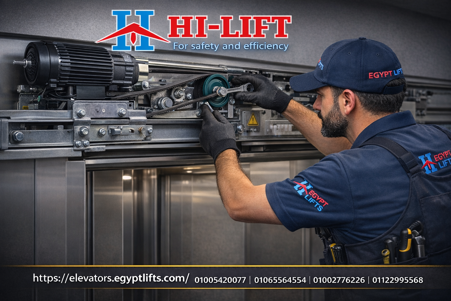 طرمبة باب المصعد