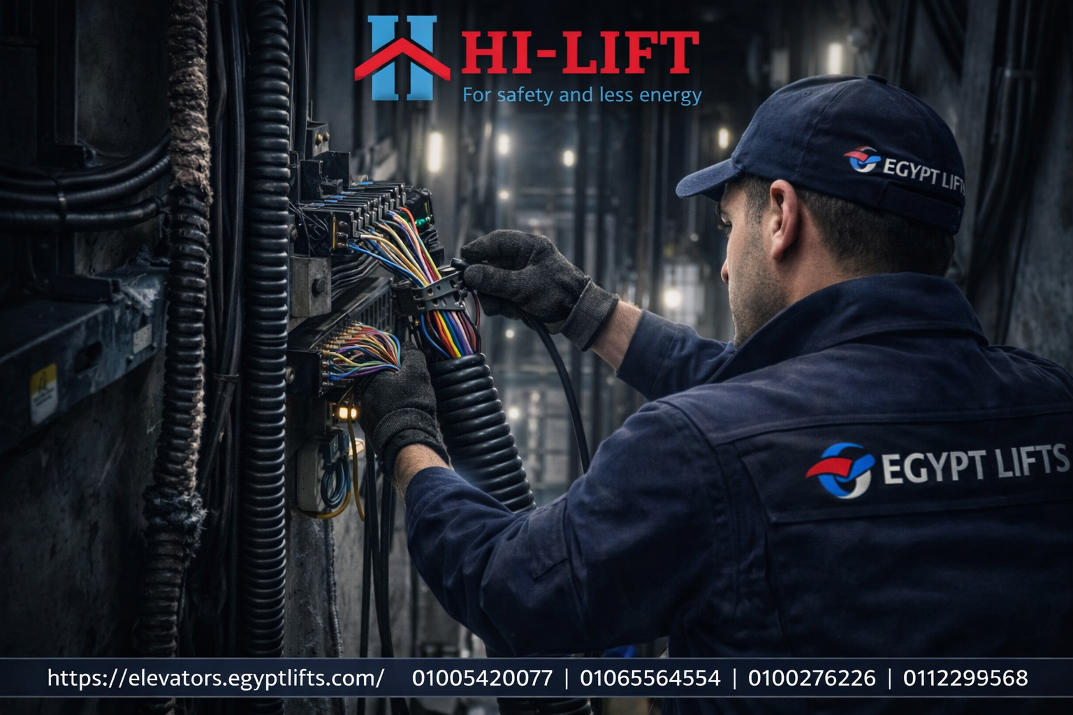 كابل مرن للمصاعد