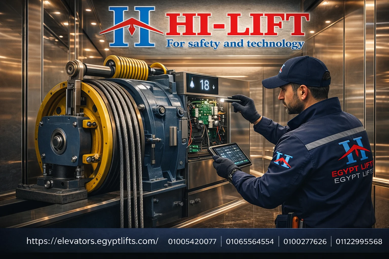 انواع المصاعد