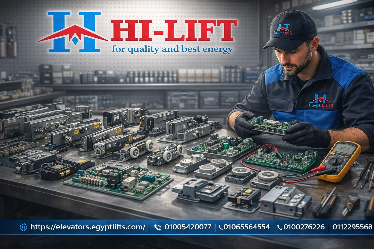 قطع غيار المصاعد